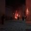 Трехэтажный гаражный комплекс сгорел в Щербинке в новогоднюю ночь